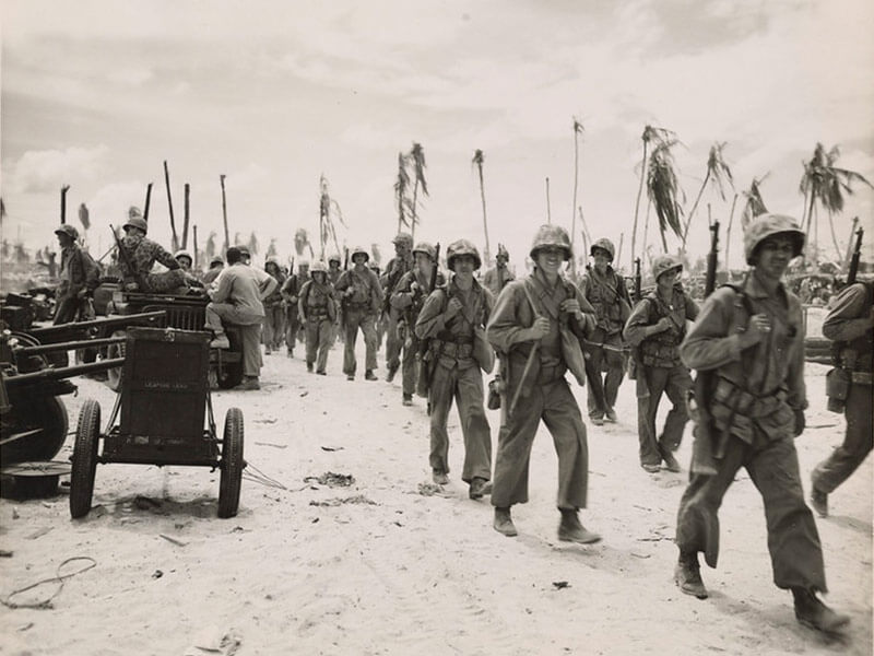 americans victorious on tarawa