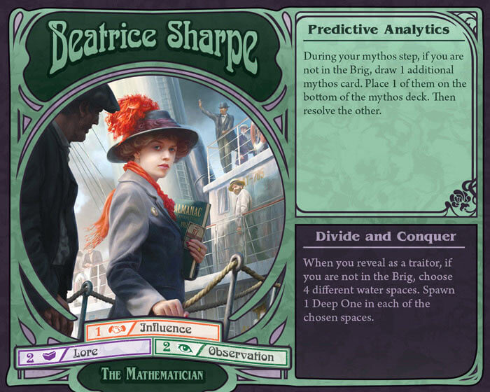 unfathomable by fantasy flight beatrice sharpe