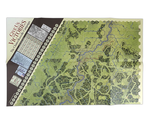 give us victories chancellorsville, virginia, 1863 map