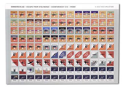 countersheet from from Donnerschlag — Escape from Stalingrad by Vuca Simulations