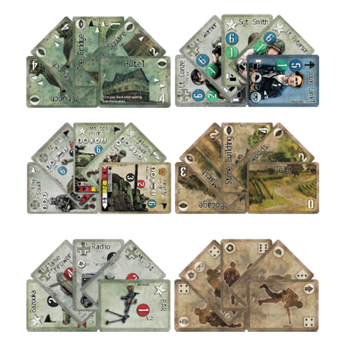 Point Blank V is for Victory game cards