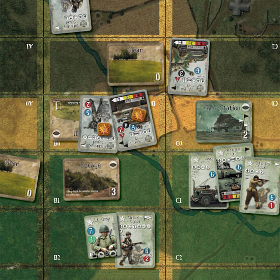 V is for Victory map and terrain cards
