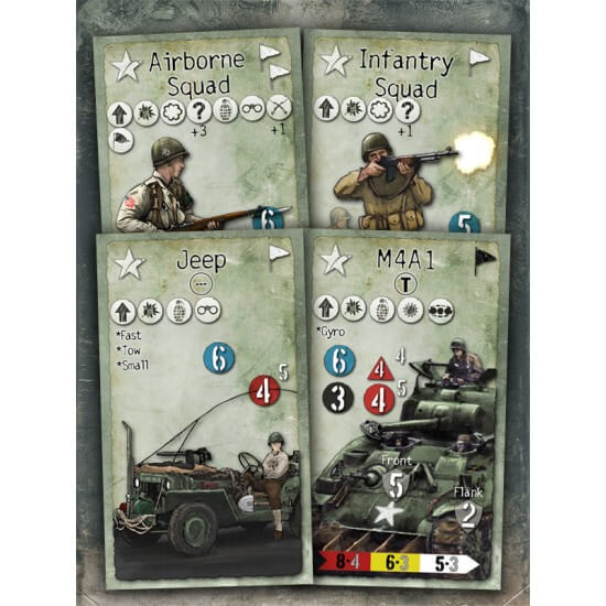 Point Blank V is for Victory unit cards