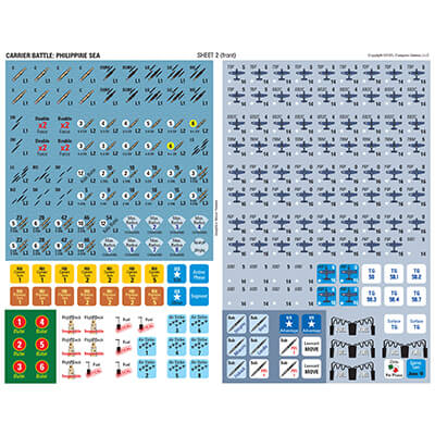 war game counters for a Compass Games title